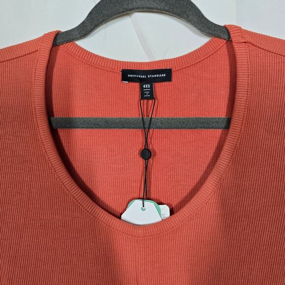 Universal Standard Form Rib Portrait Dress in Arepol Size 4XS(0/00) - Picture 2 of 6